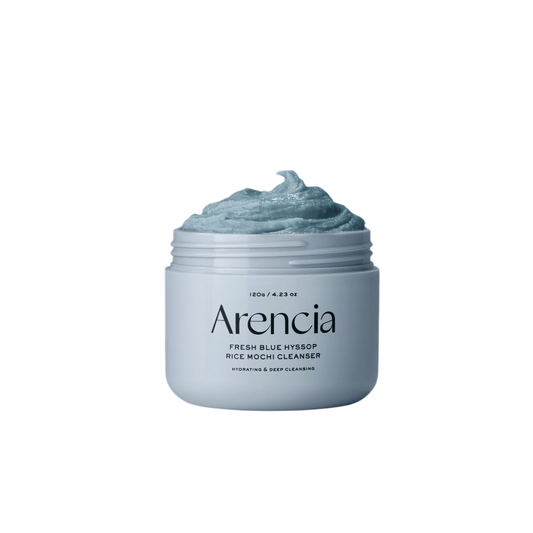 Arencia Fresh Blue Hyssop Rice Mochi Cleanser