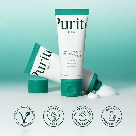 Purito Mighty Bamboo Panthenol Cream – Soothing & Barrier Repair Moisturizer