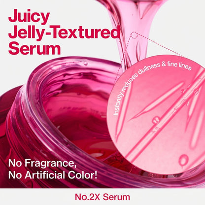numbuzin No.2 Rose PDRN Collagen 2X Plumping Serum application
