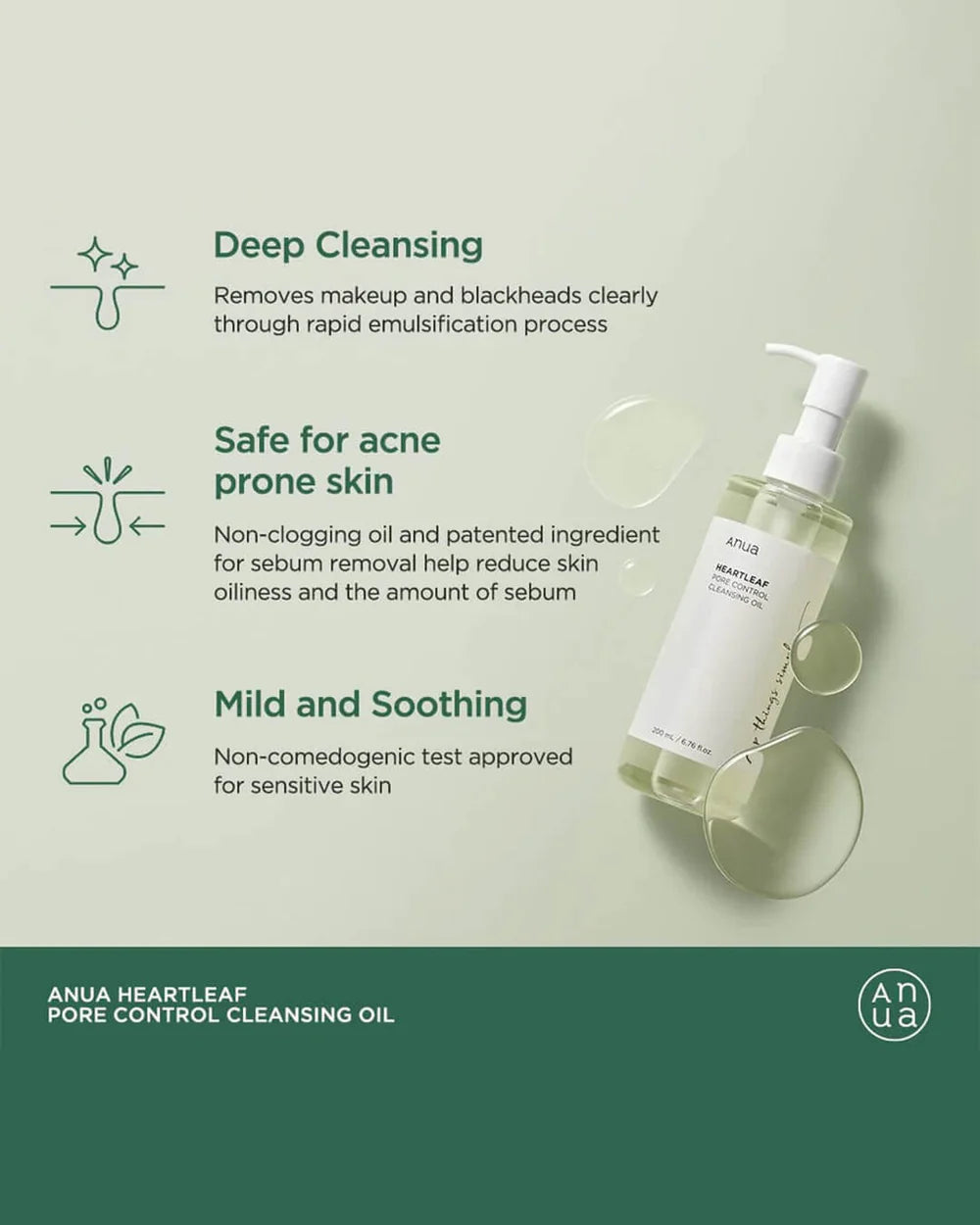 Anua Heartleaf Pore Cleansing Oil