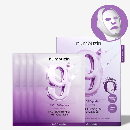 Numbuzin No. 9 NAD Bio Lifting-sil Full Face Pack Sheet (1ea)