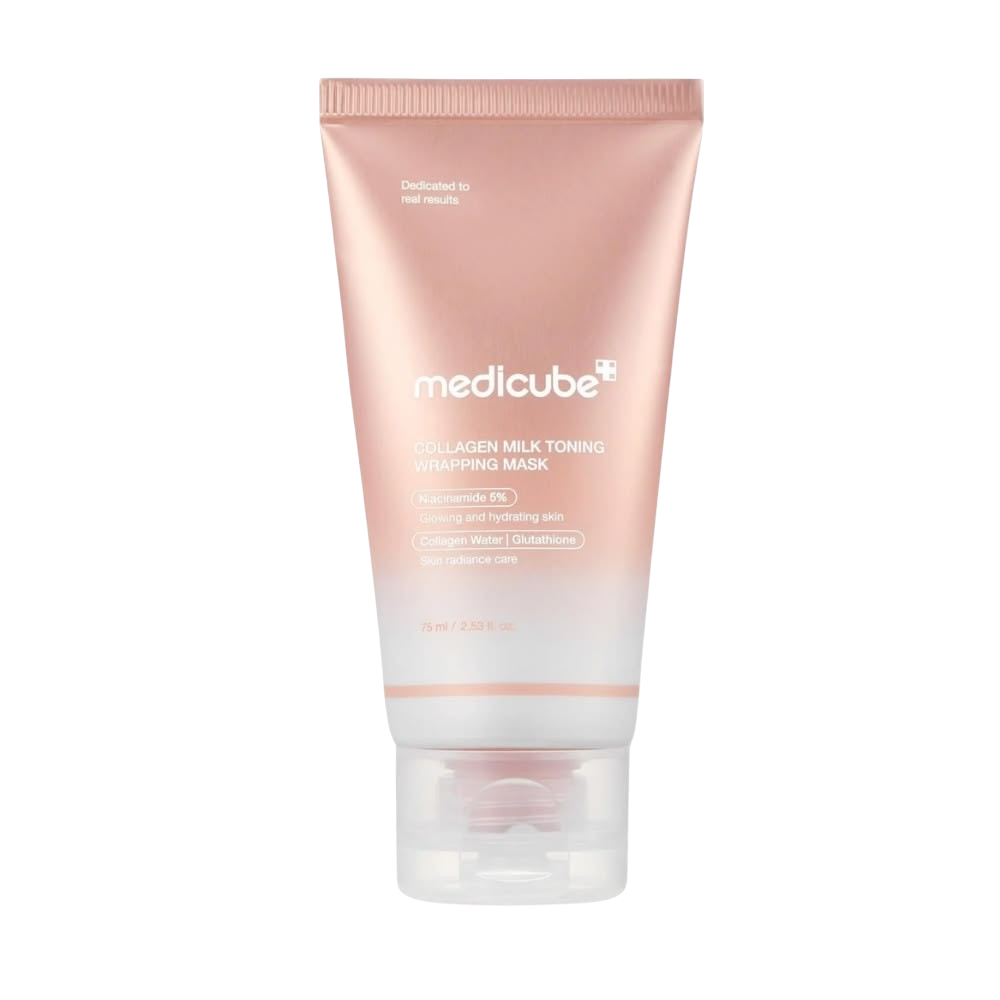 medicube collagen milk toning wrapping mask