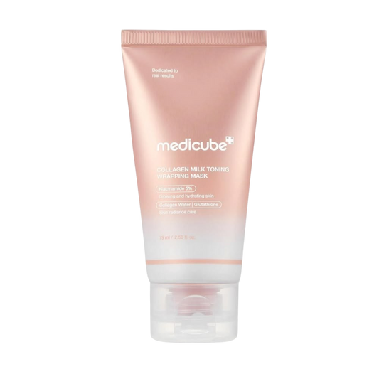medicube collagen milk toning wrapping mask