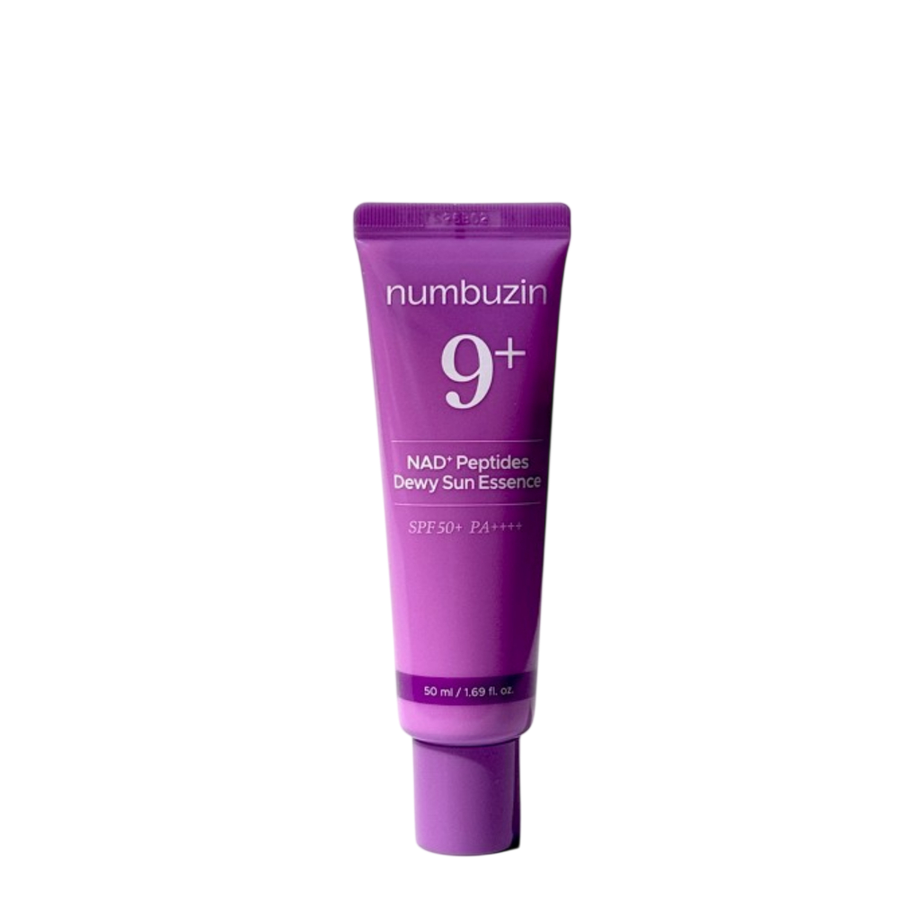 Numbuzin No.9 NAD Peptides Dewy Sun Essence SPF50+ PA++++ – Korean Hydrating Sunscreen for Glowing & Elastic Skin