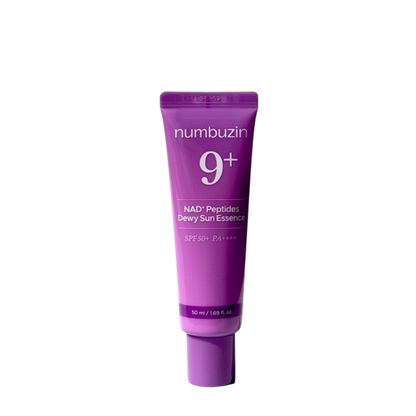 Numbuzin No.9 NAD Peptides Dewy Sun Essence SPF50+ PA++++ – Korean Hydrating Sunscreen for Glowing & Elastic Skin