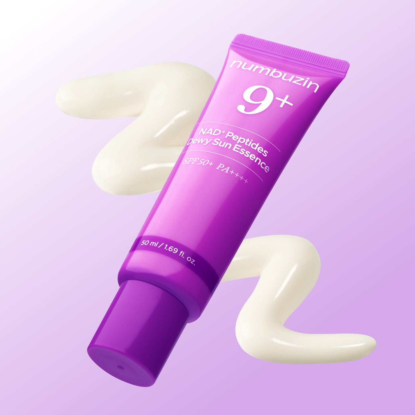 Numbuzin No.9 NAD Peptides Dewy Sun Essence SPF50+ PA++++ – Korean Hydrating Sunscreen for Glowing & Elastic Skin